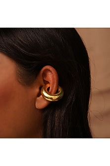 Gold Finish Handcrafted Ear Cuffs