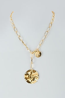 Gold Finish Chain Necklace