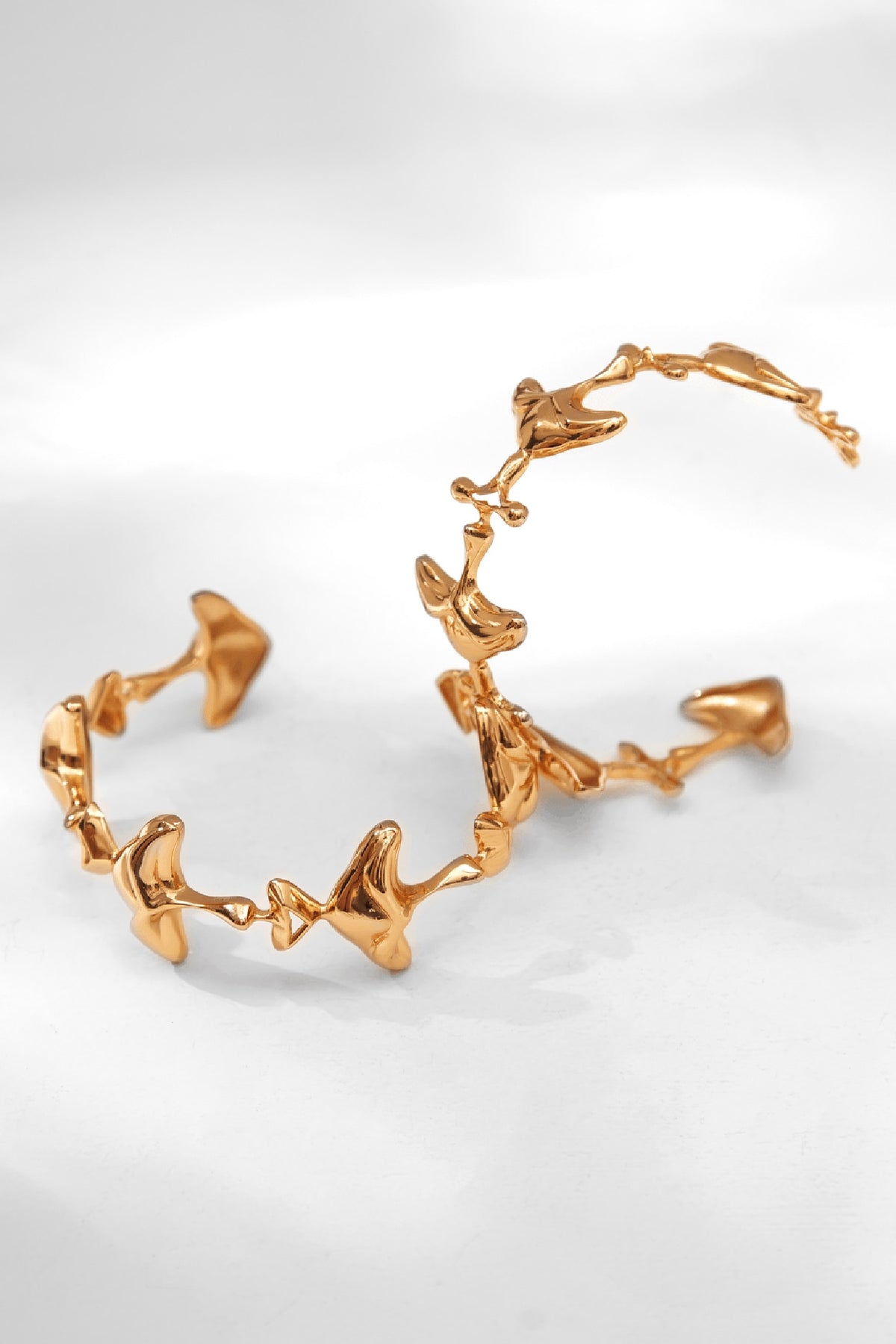 Gold Plated Hoop Earrings