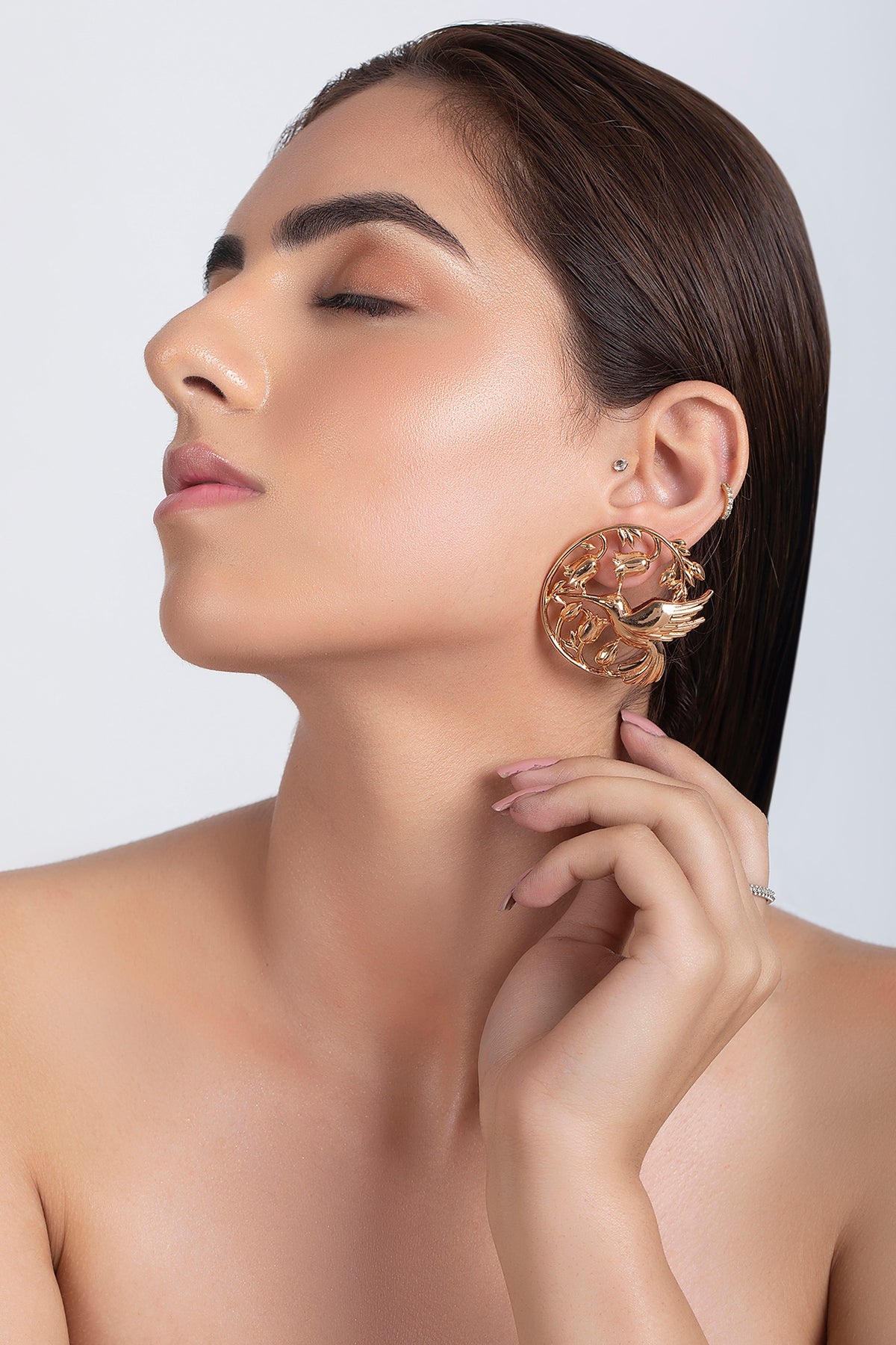 Rose Gold Plated Handcrafted Earrings