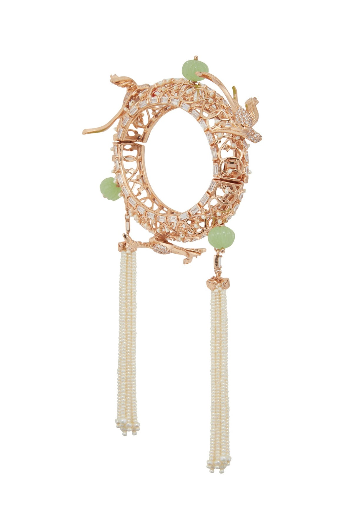 Rose Gold Finish Swarovski Crystal Bracelet