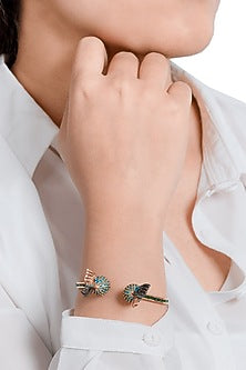 Gold Plated Crystal Handcuff