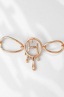Gold Plated Link Choker Necklace