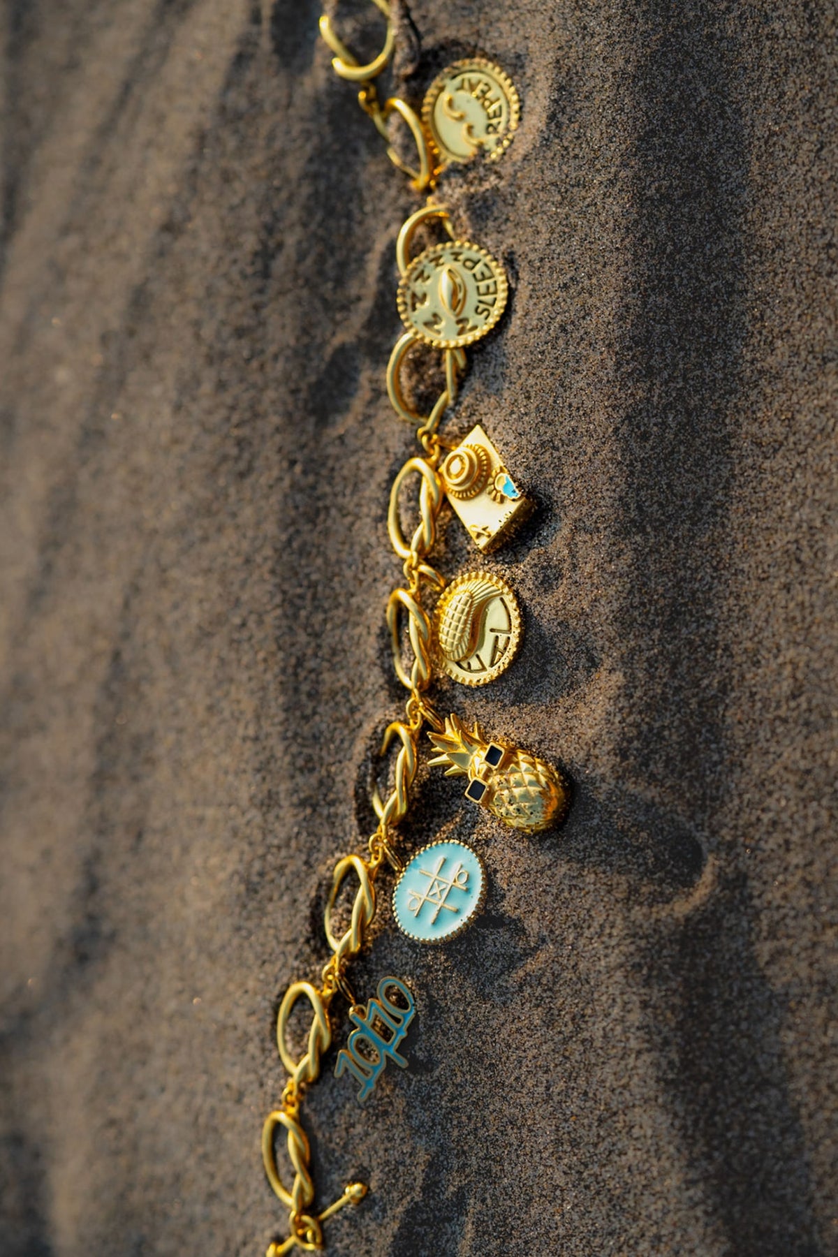 Gold Plated Charm Bracelet