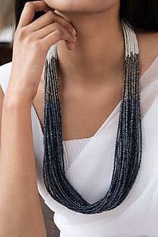 Blue Beaded Necklace