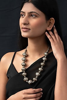 Oxidised Finish Necklace
