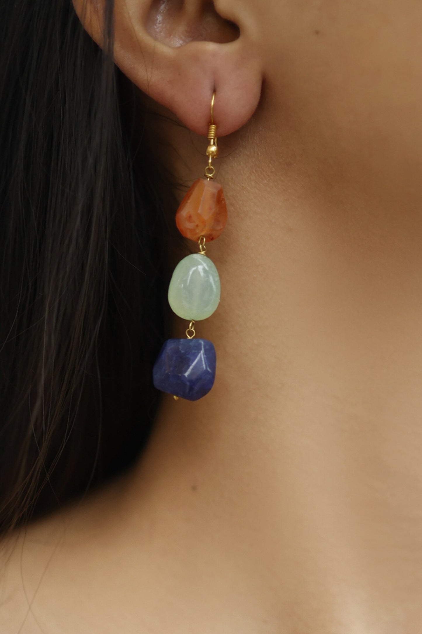Natural Stone Earrings