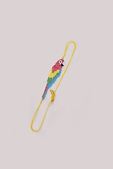 Multi-Colored Handmade Beaded Parrot Bracelet