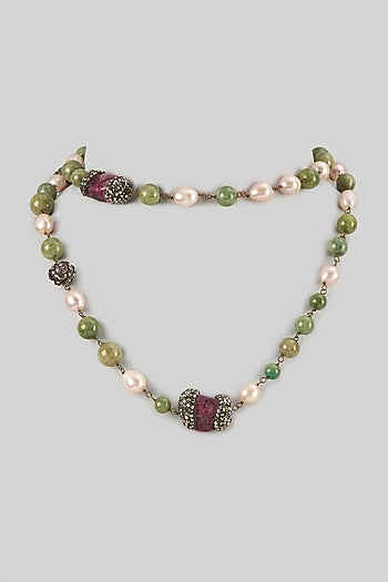 Multi-Colored Beaded Necklace