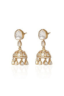 Gold Plated White Onyx Necklace Set