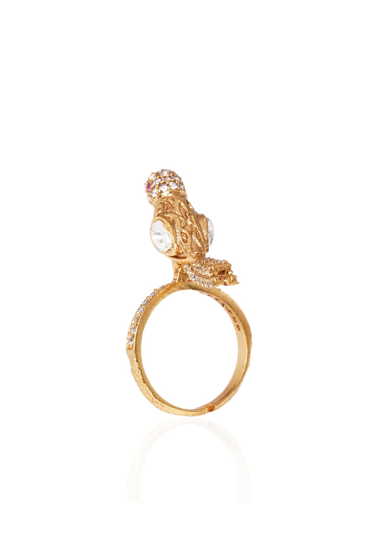 Gold Plated Brass Ring