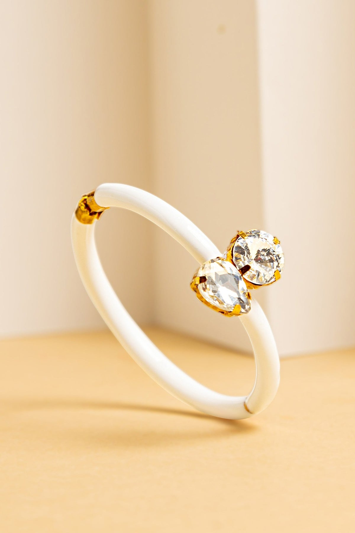Gold Finish Enameled Bracelet