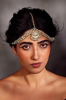 Gold Plated Kundan Mathapatti