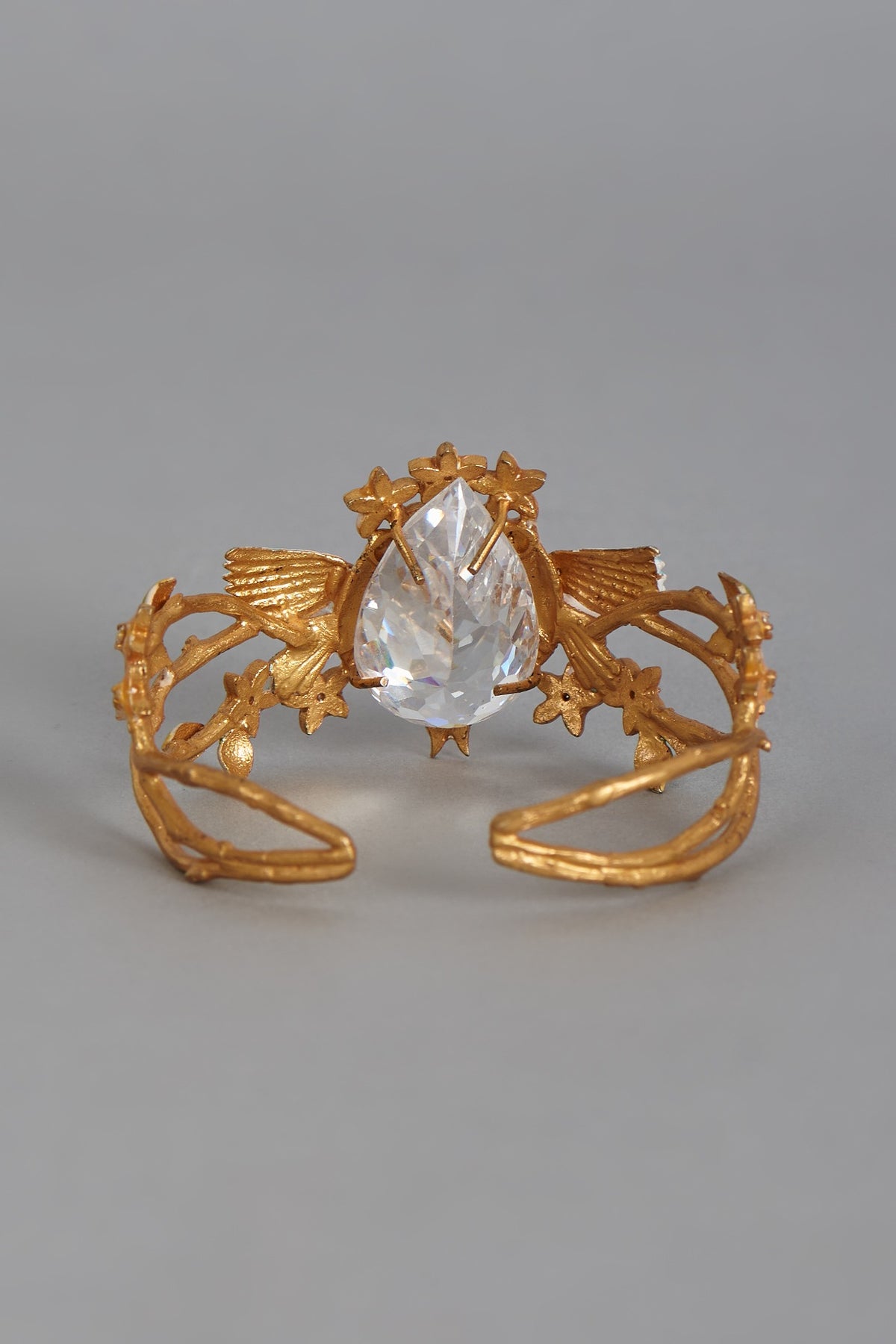 Gold Finish Meenakari Bracelet