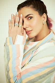 Gold Plated Chained Ring