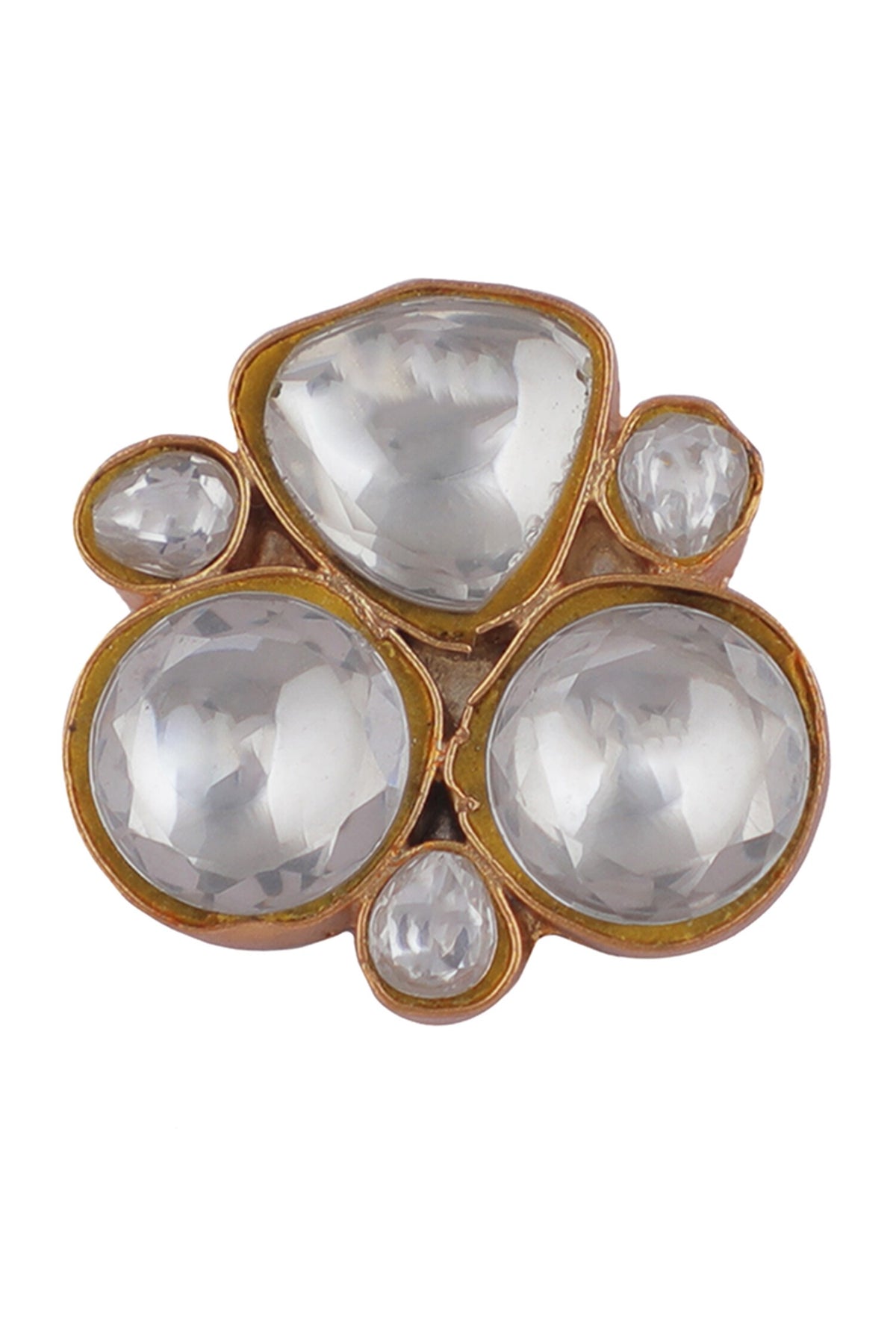 Geometric Pattern Stud Earrings