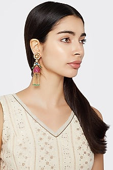 Gold Plated Cubic Zirconia Earrings