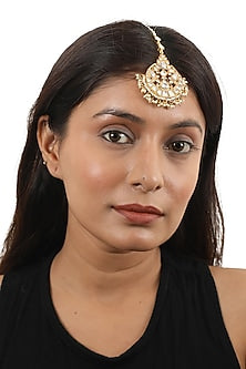 Gold Plated Jadtar Maangtikka