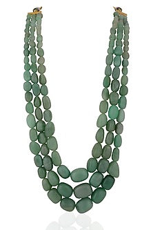 Gold Plated Pearl & Beaded Mala