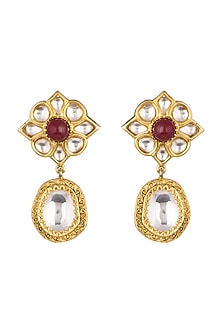 Gold Plated Crystal Earrings