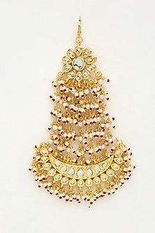 Gold Finish Red Pearl Pasa