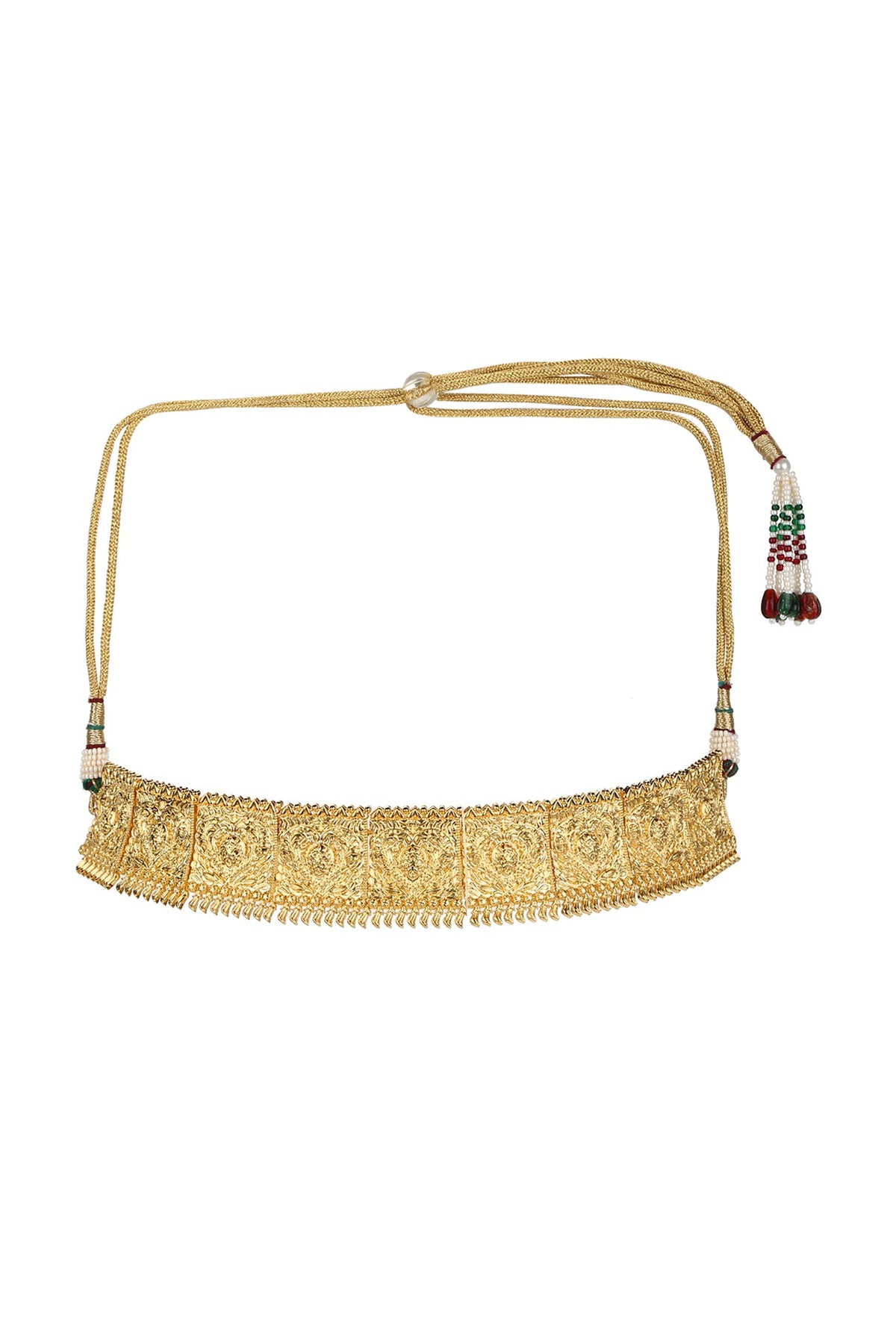 Gold Plated Choker Necklace With Swarovski