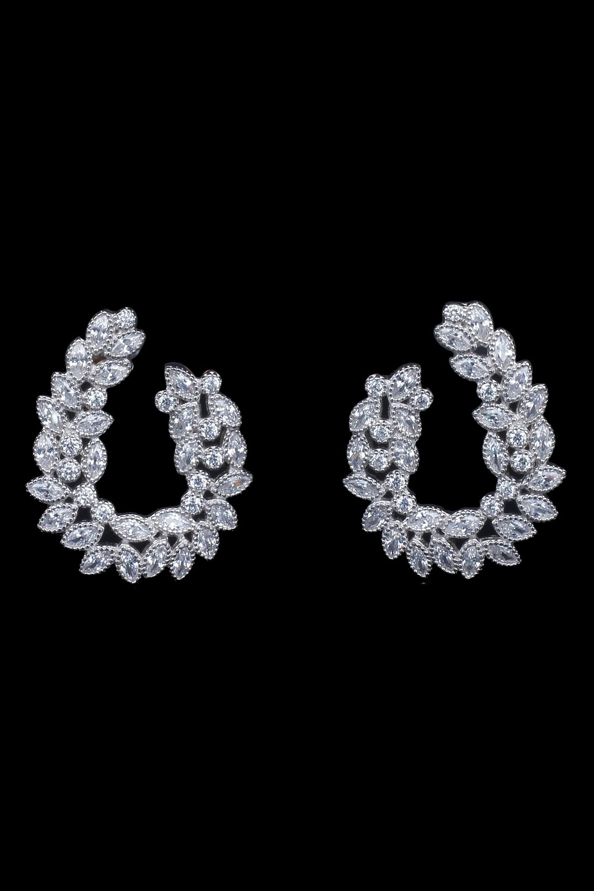 Nazia Leaf Shaped Earrings