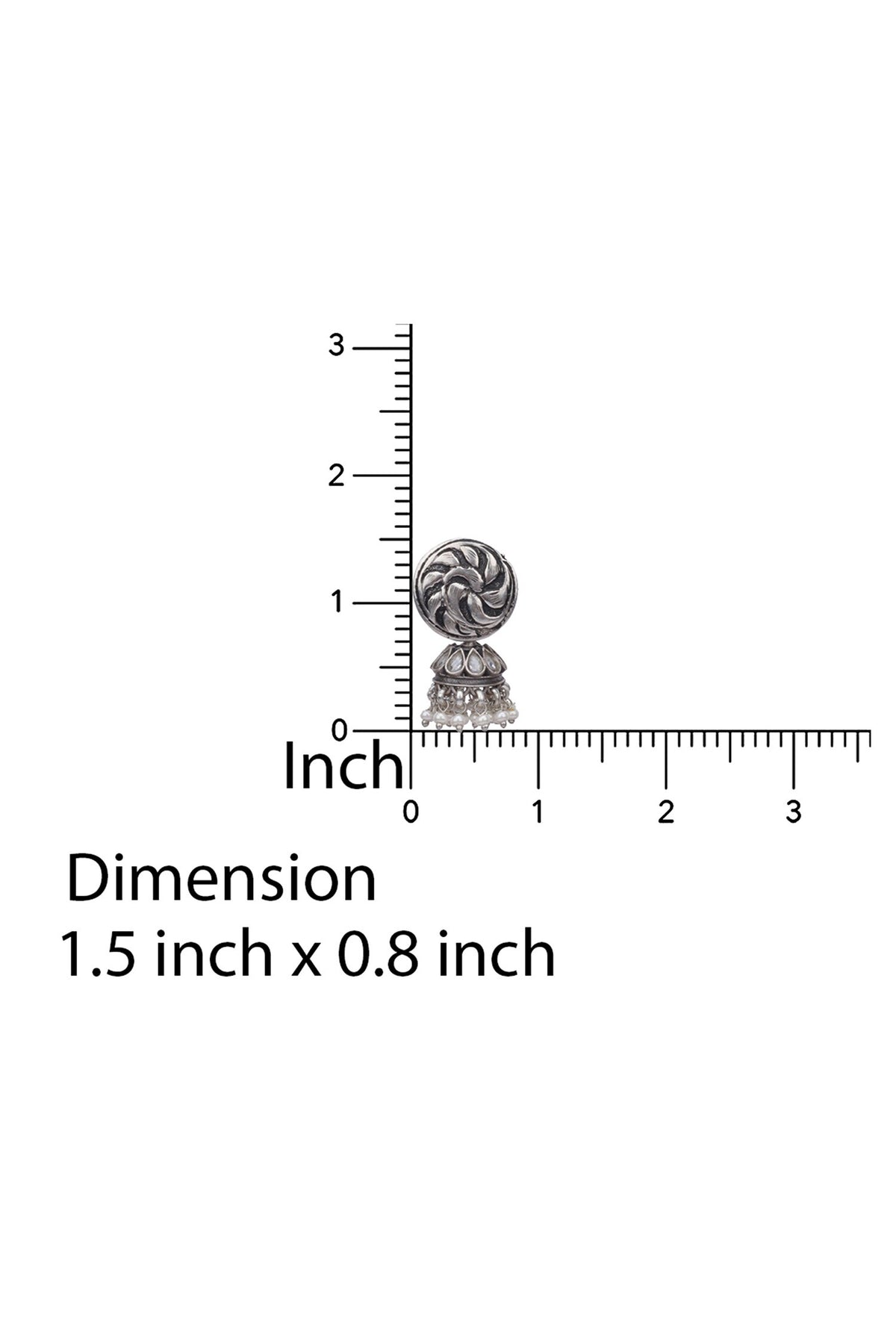 Sia Round Shaped Jhumkas