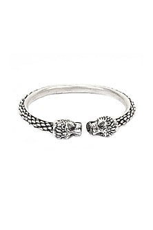 Silver Handcrafted Bacelet In Sterling Silver