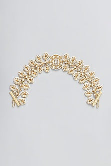 Gold Plated Kundan Polki Mathapatti