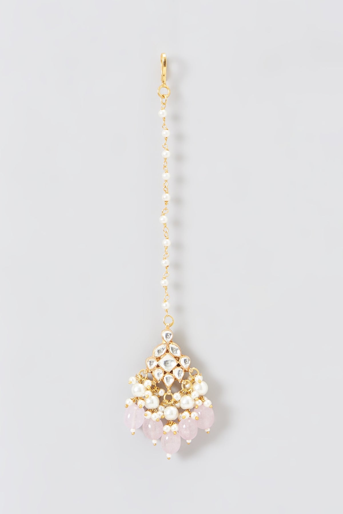 Gold Plated Kundan Polki & Semi-Precious Stone Necklace Set