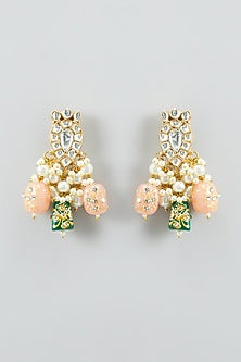 Gold Plated Semi-Precious Stones Necklace Set
