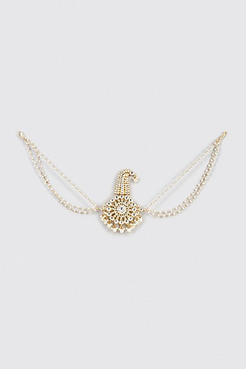 Gold Plated Kundan & Semi Precious Stone Kilagi