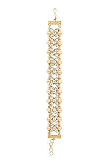 Gold Plated Kundan Bracelet