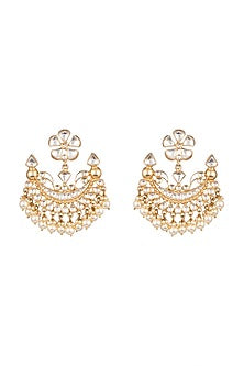 Gold Plated Kundan Earrings
