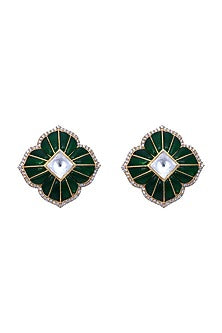 Gold Plated CZ Earrings