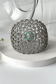 White Finish Zircon Bracelet