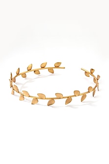 Gold Finish Choker Necklace