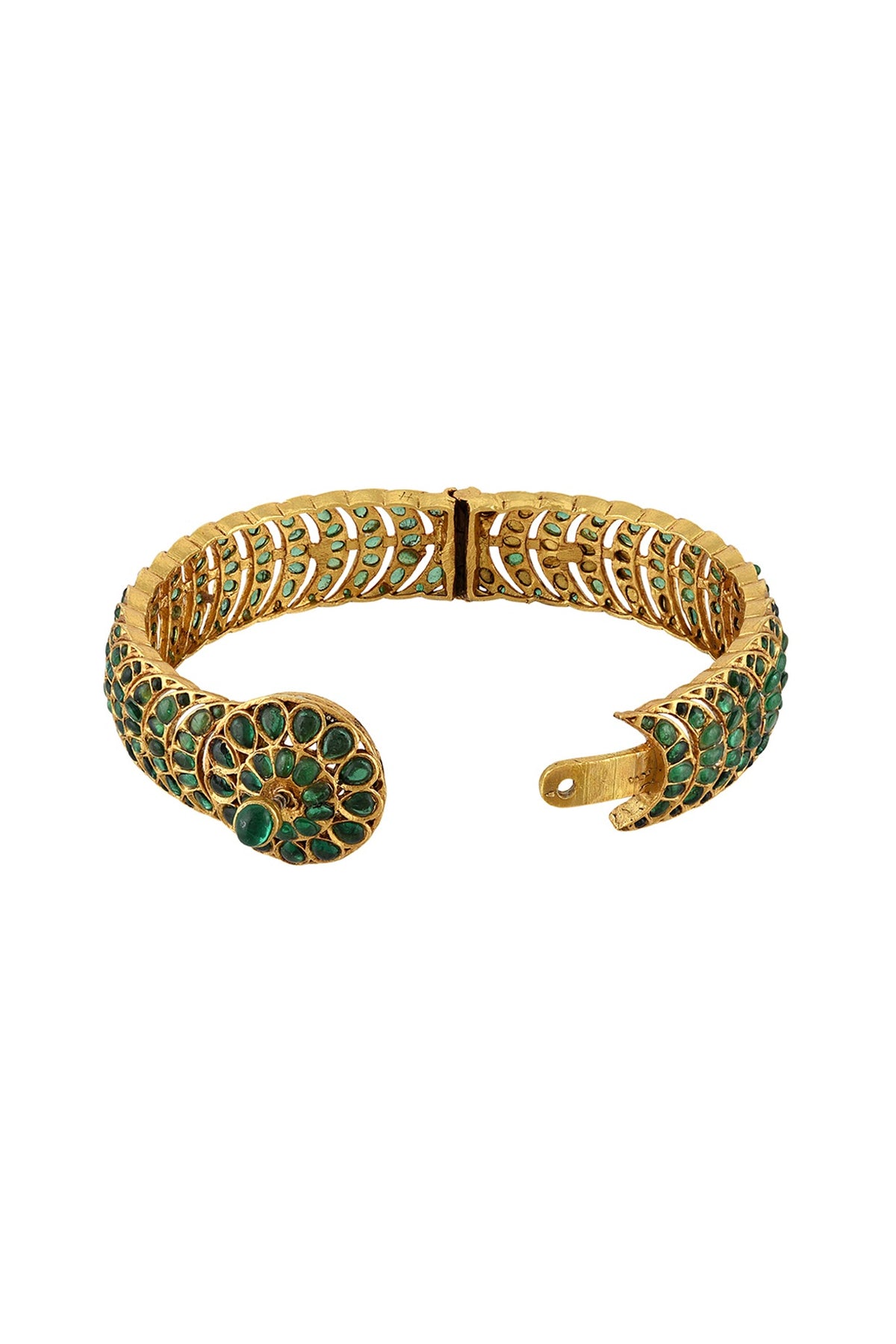 Gold Plated Glass Bangle