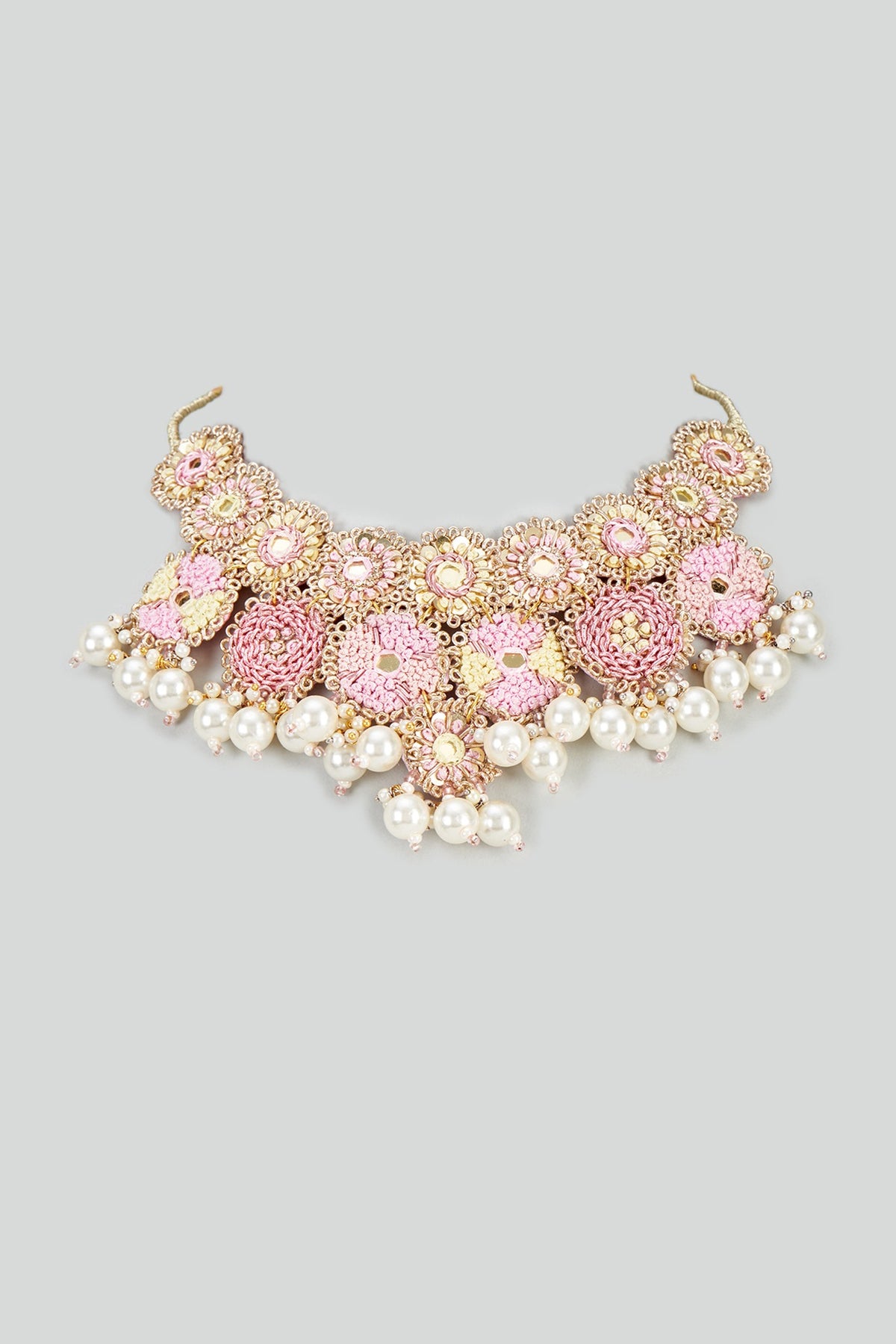 Aari & Zardosi Hand Embroidered Necklace