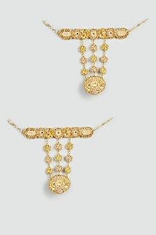 Aari & Zardosi Hand Embroidered Hand Harness (Set Of 2)