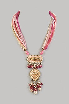 Gold Plated Onyx Necklace
