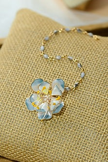 Multi-Colored Resin Floral Maang Tikka