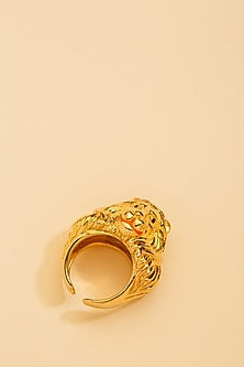 Gold Plated Enamelled Ring