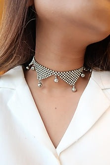 Two-Tone Finish Ghungroo Choker Necklace