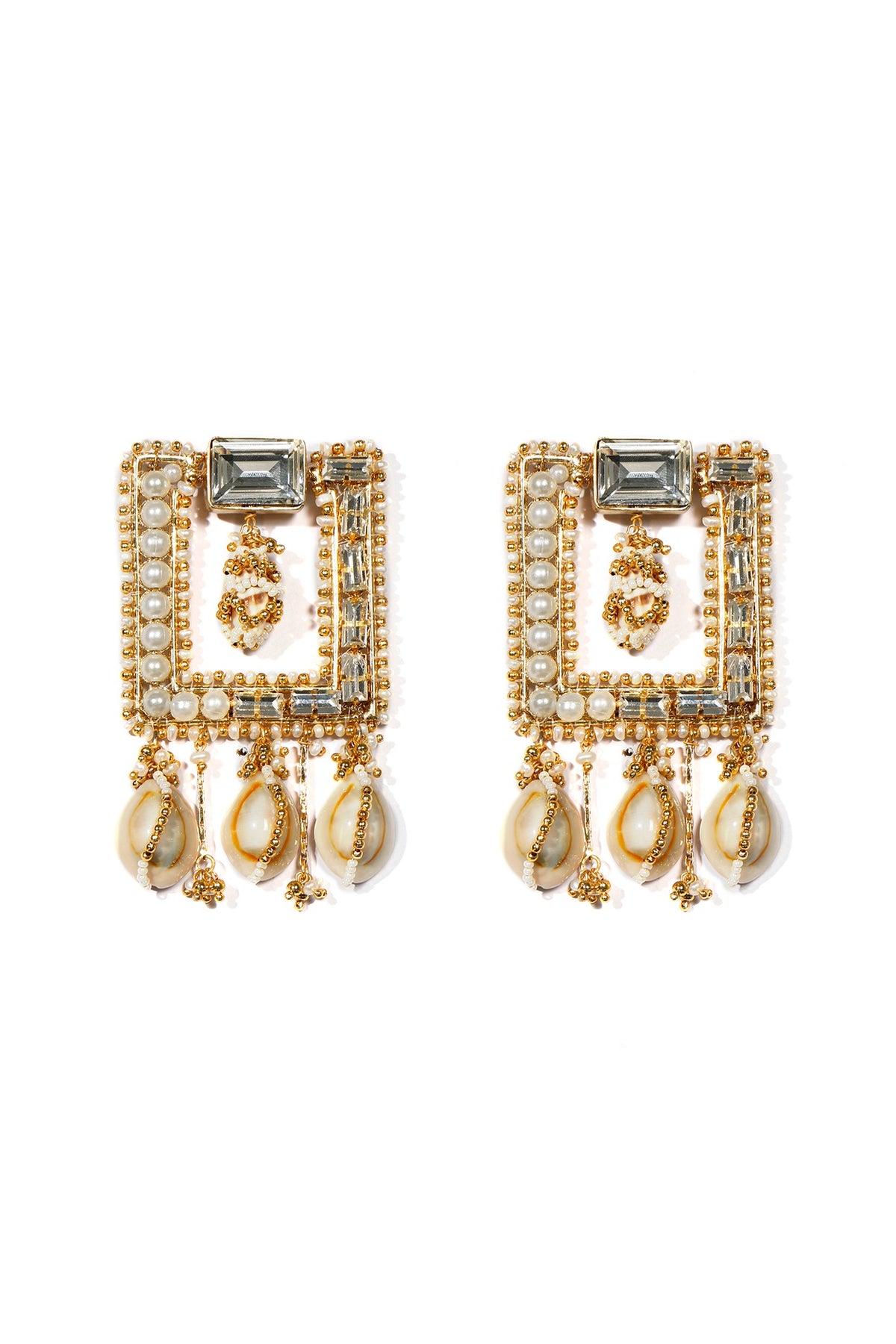 Gold Plated Swarovski Earrings