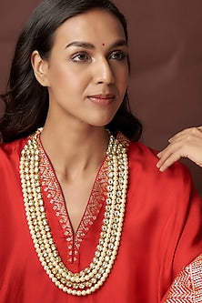 White Finish Pearl Mala