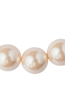 White Pearl Floral Necklace