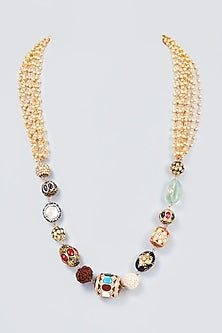 Gold Finish Beaded Handcrafted Mala