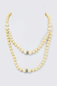 White Finish Pearl Mala